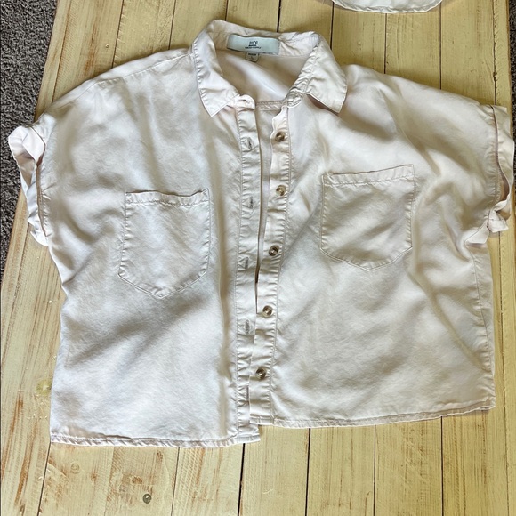 Thread & Supply Cream Button Down Shirt - Picture 1 of 4